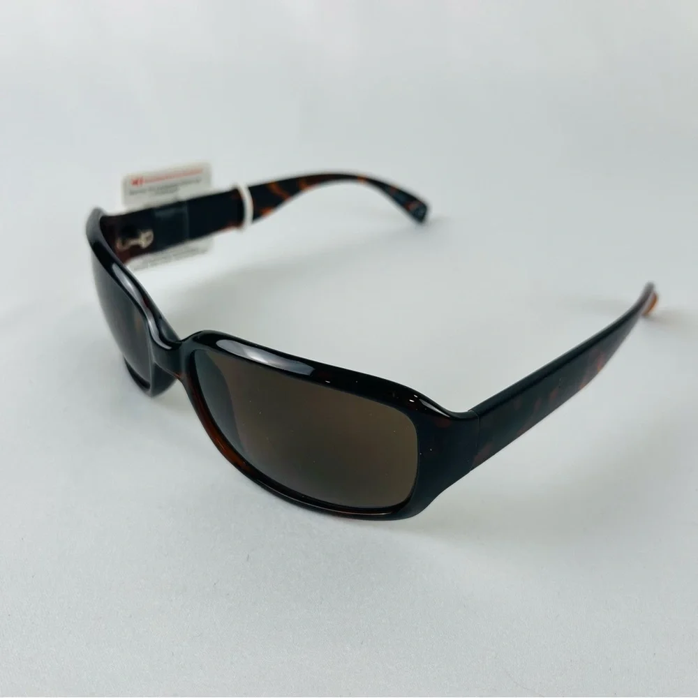 Croft & Barrow Sunglasses Tortoise Shell Frame Brown Lenses 100% UV Protection